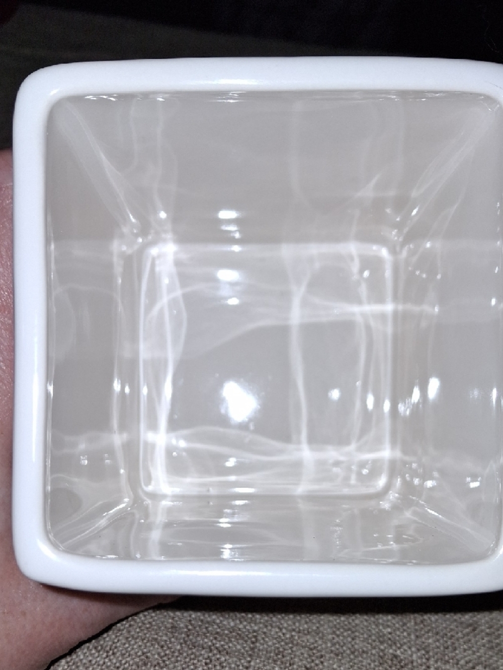 Rae Dunn White Ceramic Piece with Black Stamp - Picture 4 of 4
